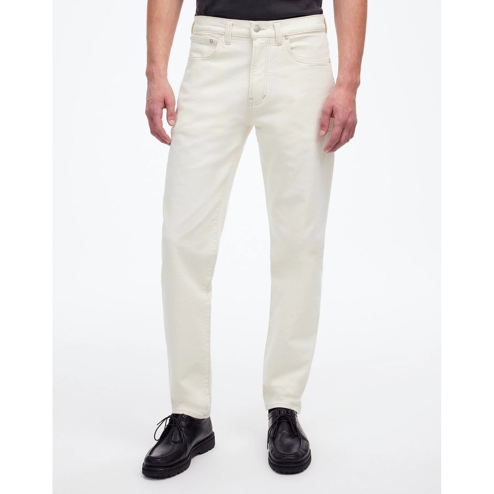 Madewell Mens Relaxed Taper Jeans Vintage Canvas 32x34 Comfort Stretch Coastal‎